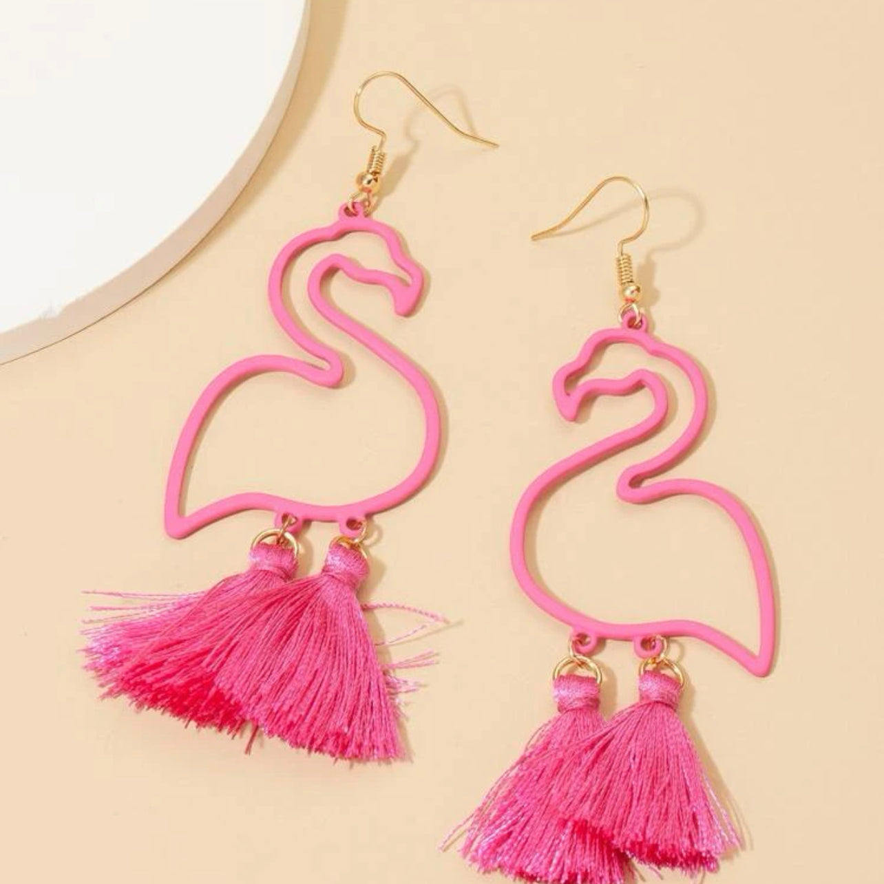 Flamingo Drop Earrings