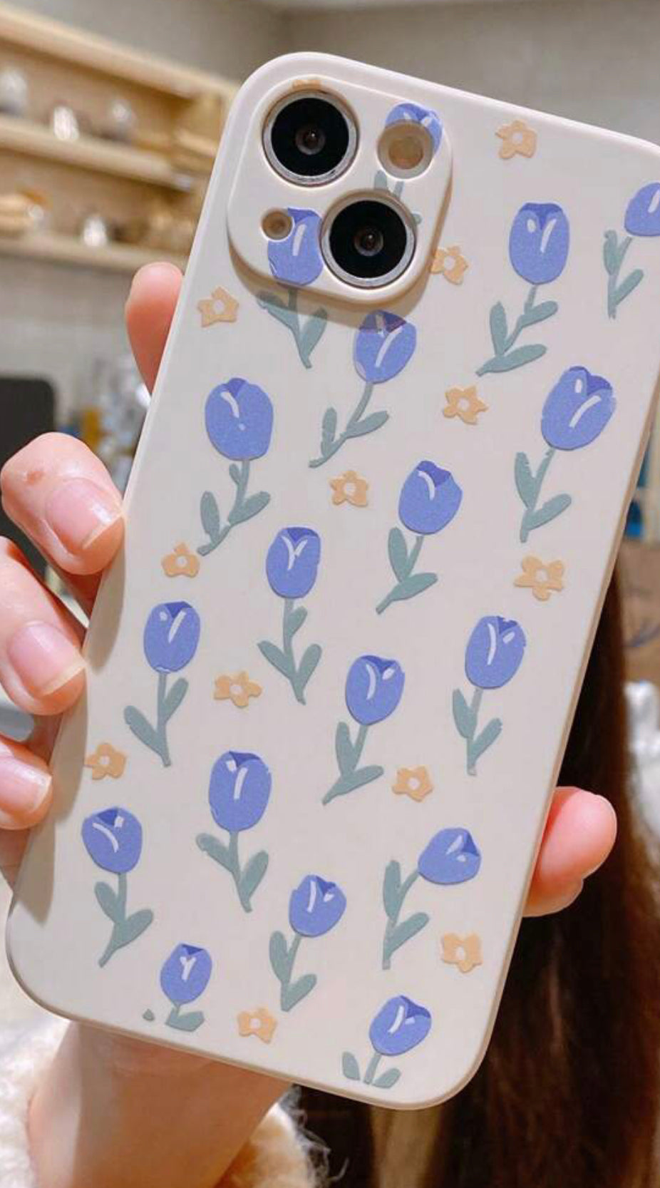Flower Pattern Anti-fall Phone Case
