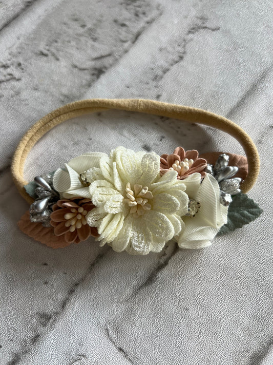 Fancy Baby Bow/Double Flower